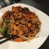 Vegan Pad Thai with Tofu! at Number One Noodle in Fredericton