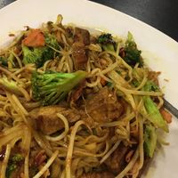 Vegan Creamy Curry Noodles with Tofu at Number One Noodle in Fredericton