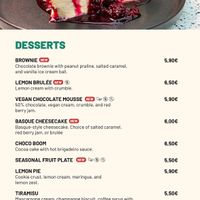 Some menu   at Garden Balthazar Caffe in Porto