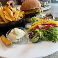Vegan burger  at Waanzinnig Tilburg in Tilburg