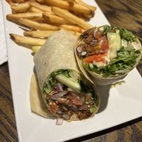 Vegan wrap  at The Royal Oak   in Ottawa