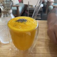 Smoothie with mango   at Grazie's Kitchen - Vegan Bakery and Cafe in Da Nang