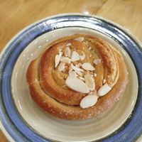 Almond cake at Grazie's Kitchen - Vegan Bakery and Cafe in Da Nang