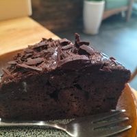 chocolate cake at Grazie's Kitchen - Vegan Bakery and Cafe in Da Nang
