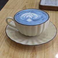 Blue Latte at Grazie's Kitchen - Vegan Bakery and Cafe in Da Nang