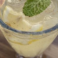 Lemonade with spices    at Indian Tandoori Restaurant in Trondheim