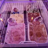 Vegan ice cream at Nana Jude's Ice Cream Shop in Lynton