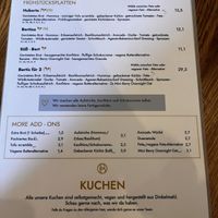 Karte  at Bertis in Karlsruhe