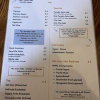 Karte  at Bertis in Karlsruhe