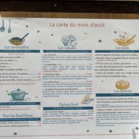 Menu  at Graine de Folie in Tournai
