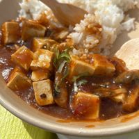 Mapo Tofu from the Chinese food truck at Uppsala Matmarknad in Uppsala