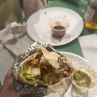 Vegan burrito  at Tacos De Mexico in Morro Bay