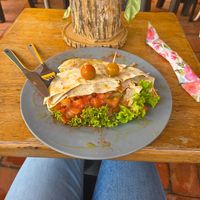Vegie Wrap at Belcanto Terraza & Café in Cartagena