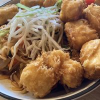 Fried tofu Pad Thai  at Corolla Bowls in Corolla