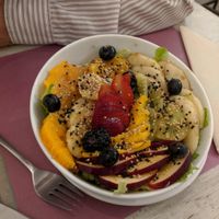Fruit salad at New Vita Restaurant in Sabadell