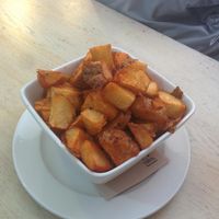 French fries at New Vita Restaurant in Sabadell