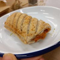 Mexican bean roll at Brown & Green - Crystal Palace National Sports Centre in South East London