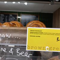 Vegan croissant at Brown & Green - Crystal Palace National Sports Centre in South East London