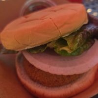 Chicken sandwich at Plant Based Coneys in Ypsilanti