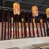 Interior design  at Biangbiang Noodles in Leipzig