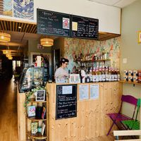 The front desk  at Otaku Café in Orleans