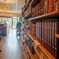 Manga library at Otaku Café in Orleans