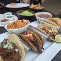 Jackfruit, mushroom and mole tacos at Fonda's Taqueria in Nairobi