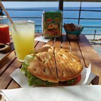 Vegan sandwich at Bar Lo Spuntino in Monterosso Al Mare