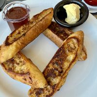 Vegan French toast   at Ruperts in Durango
