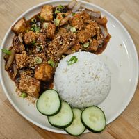 Garlic Tofu at Ka Chai in Thomaston