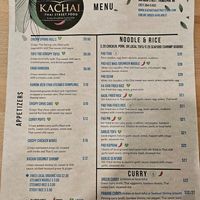 MENU at Ka Chai in Thomaston