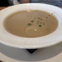 Vegan Cauliflower Soupp  at Porta Via Calabasas in Calabasas