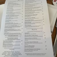 Menu  at Porta Via Calabasas in Calabasas