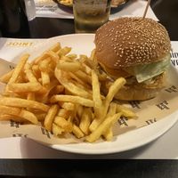 Vegan cheese burger  at The Burger Joint in Glyfada