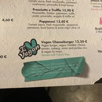Menu  at The Burger Joint in Glyfada