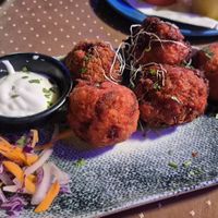 Cauliflower wings at Tinge of Turmeric in Tenerife