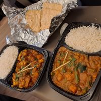 Aloo Gobi und Mix Subji at Namaste in Singen