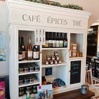 Mini grocery at Crêperie de l'Abbaye de Beauport in Paimpol