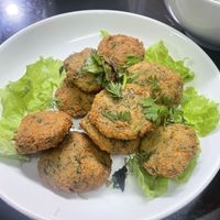 Fried tofu   at Katze in Hanoi