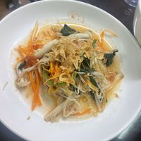 Fried mushrooms with vegetables   at Katze in Hanoi