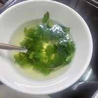 Green soup  at Katze in Hanoi