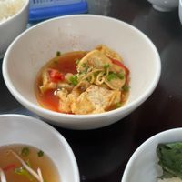 Tofu with tomato free and incredible at Katze in Hanoi