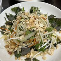 papaya salad  at Katze in Hanoi