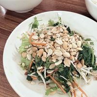 Morning glory salad  at Katze in Hanoi