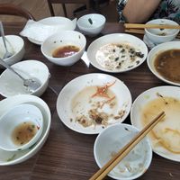 A huge meal for two and cheap! at Katze in Hanoi