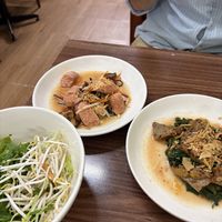 Vegan sausage - not the best looking but tasted good  at Katze in Hanoi