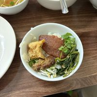 Beef, tofu, sweet and sour pork   at Katze in Hanoi