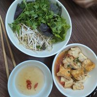 Salad & tofu at Katze in Hanoi