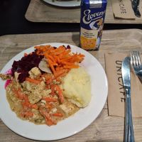 Tofu meal at UniCafe Kaivopiha in Helsinki