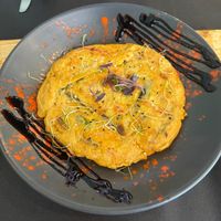 Rice pancake with vegetables at Lila in Leliana